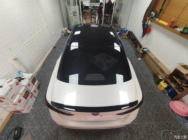 为轩逸车顶贴膜我的黑武士长成记