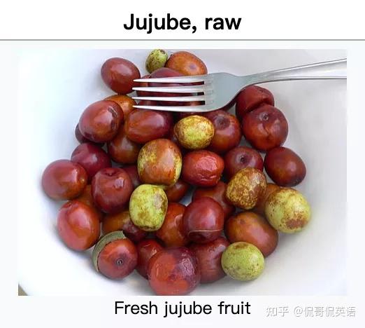 想不到"红枣"的英文竟然叫这个,萌化了!