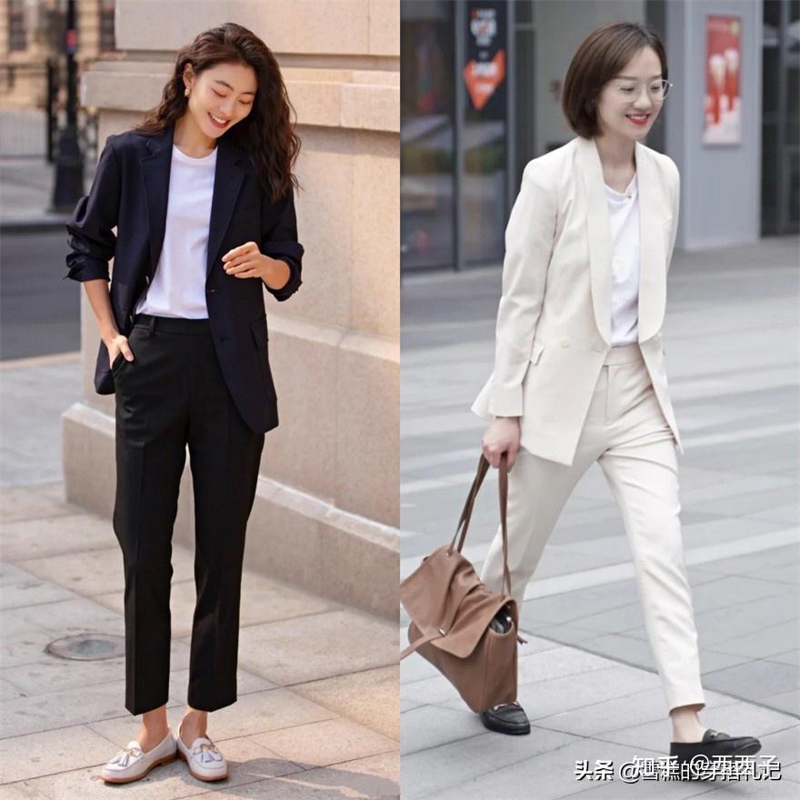 搭衬衫和西装都很高级,特有职场女强人所独有的气场.
