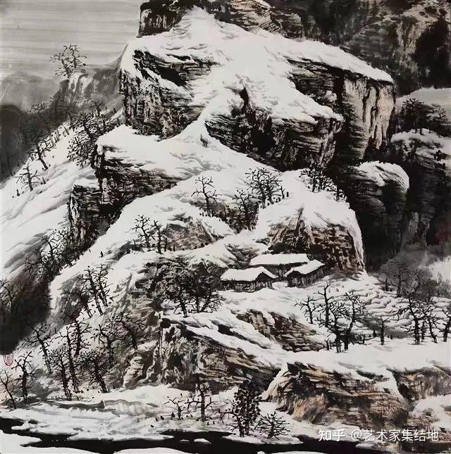 著名画家赵春秋百幅雪景山水画的魅力解读