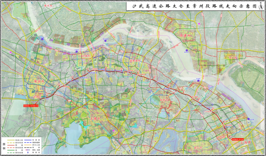 滨淮高速涟水线路走向图片