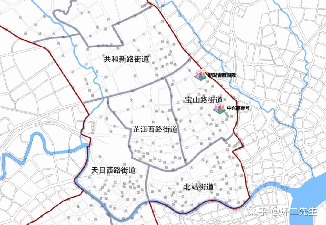 静安区各街道地图图片