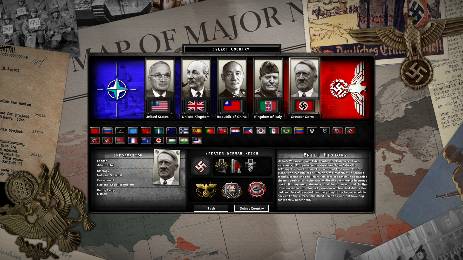 Thousand week 2. Мод Thousand week Reich для Hearts of Iron 4.