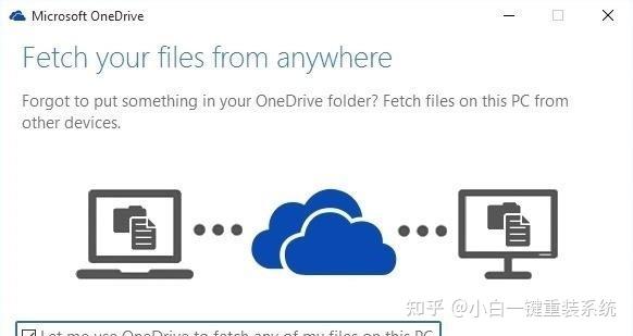第3步:使onedrive文件夹同步可以通过点击左侧窗格中