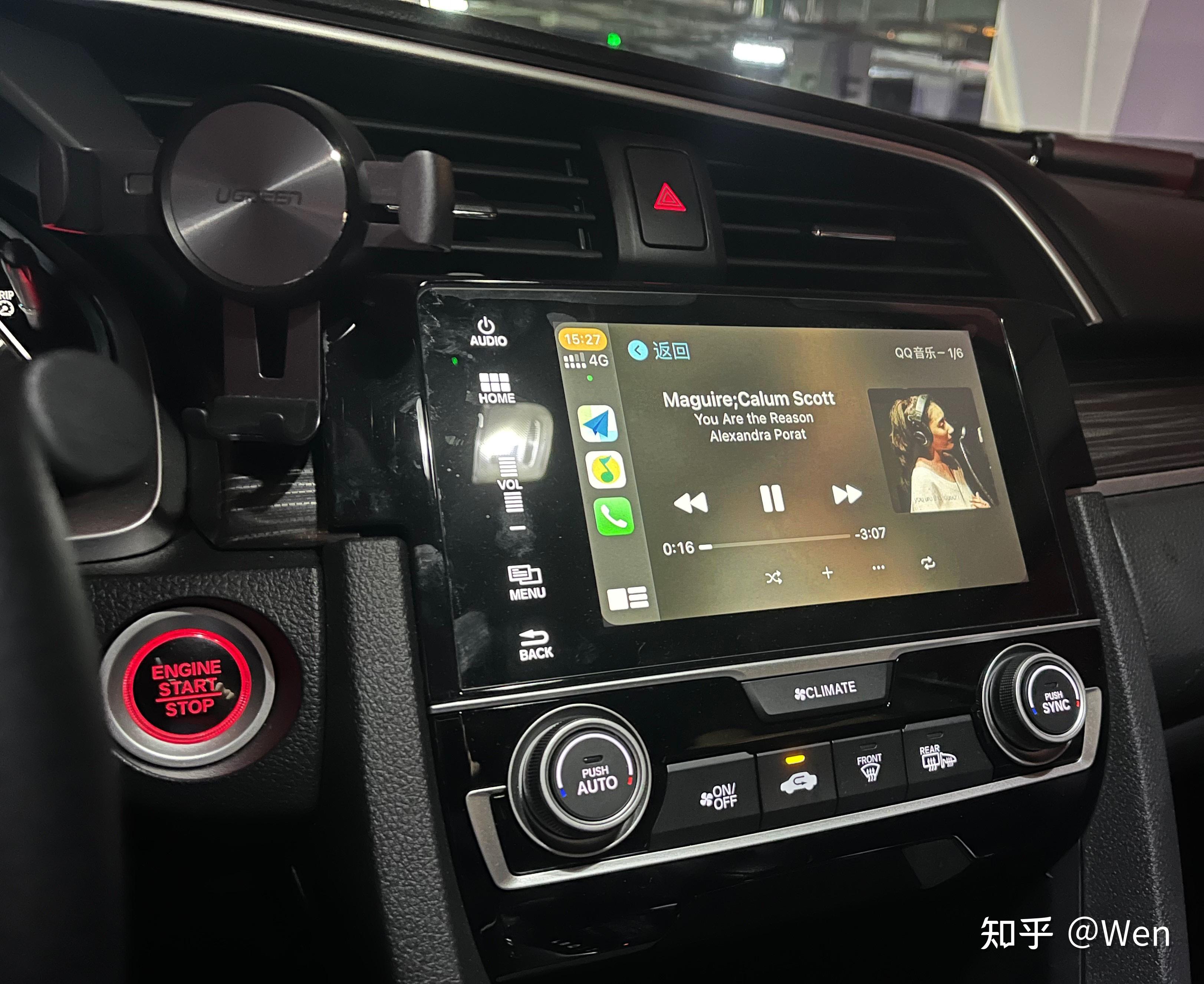 十代思域高配拥有carplay并实现快充