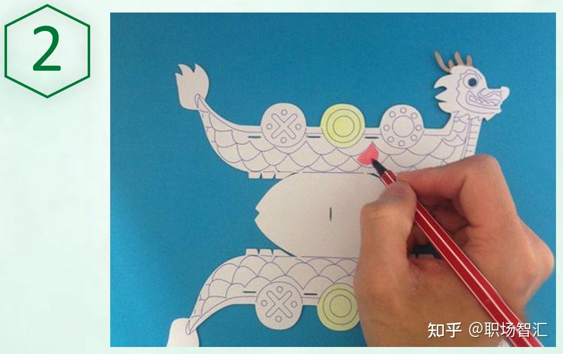 端午节包粽子和划龙舟的手工制作教程及优秀作品参考