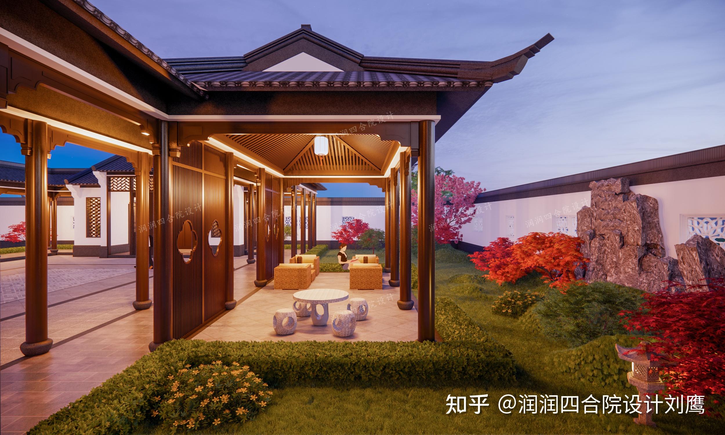 润润四合院设计刘鹰:助力乡村振兴,新中式合院打造公司办公接待研发培训一体化项目 - 知乎