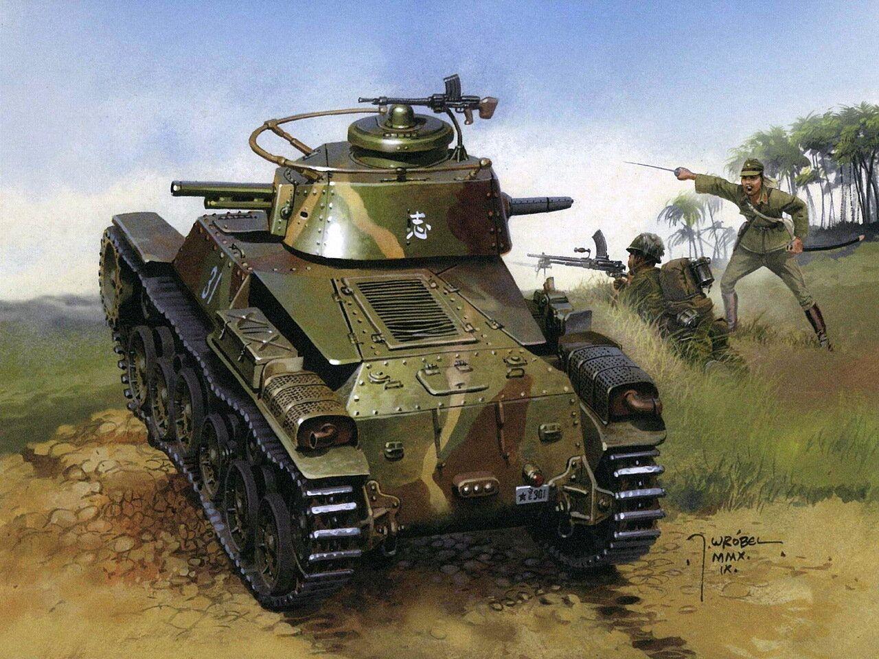 二战日军坦克彩绘收录