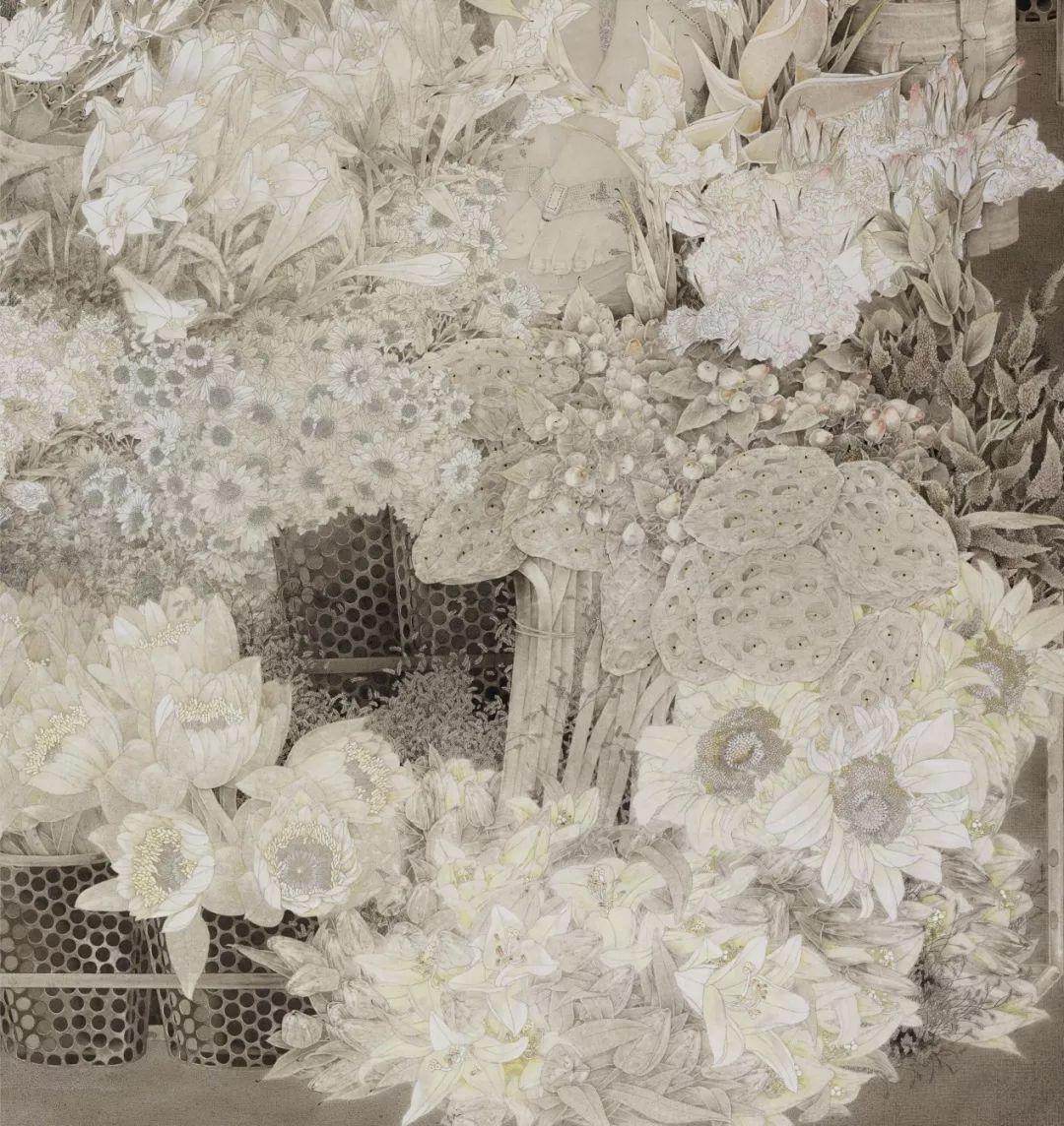 如常罗寒蕾工笔画展