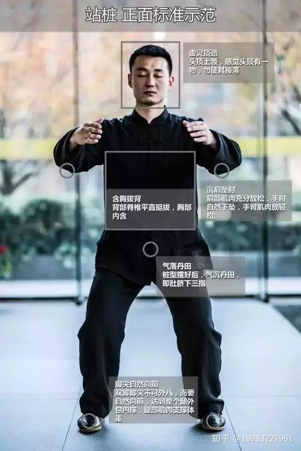 站桩功养生方法,太极混元桩 - 知乎