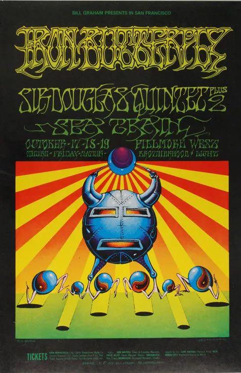 60 年代的迷幻海报艺术,如何呈现大脑的视听与幻觉?