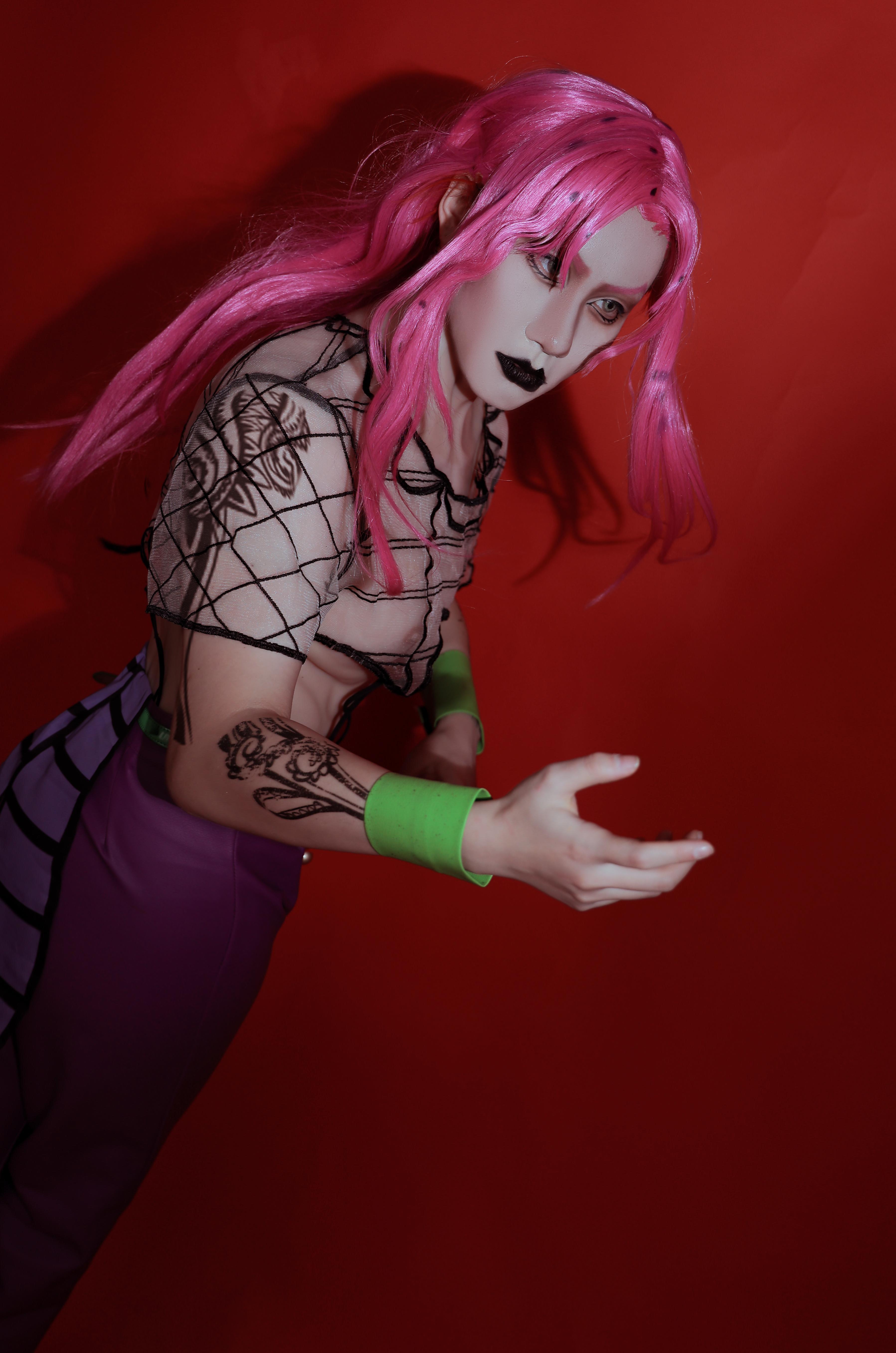 jojo的奇妙冒险黄金之风迪亚波罗cosplay