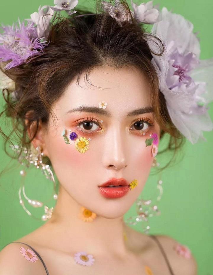 媄研社丨唯美浪漫的森系妆容造型