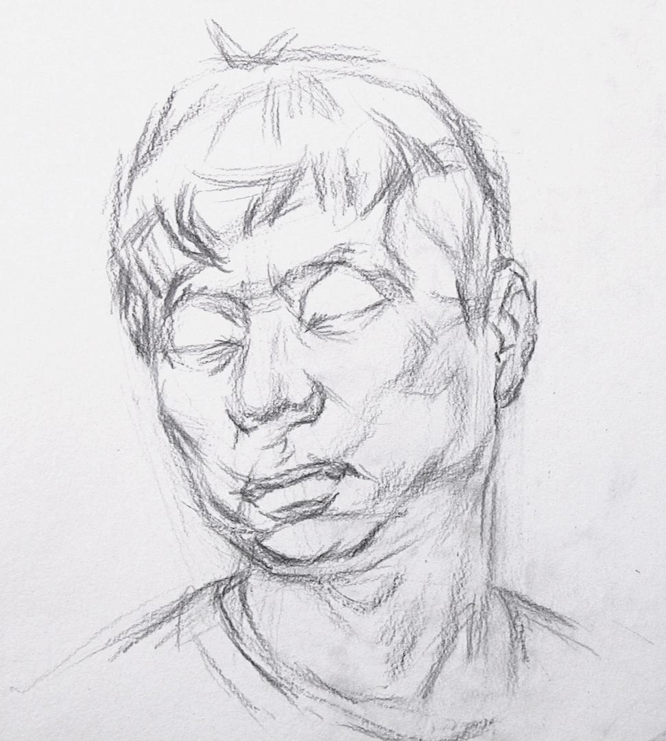 美术生干货结构是素描头像的核心要素怎么样才能找准确