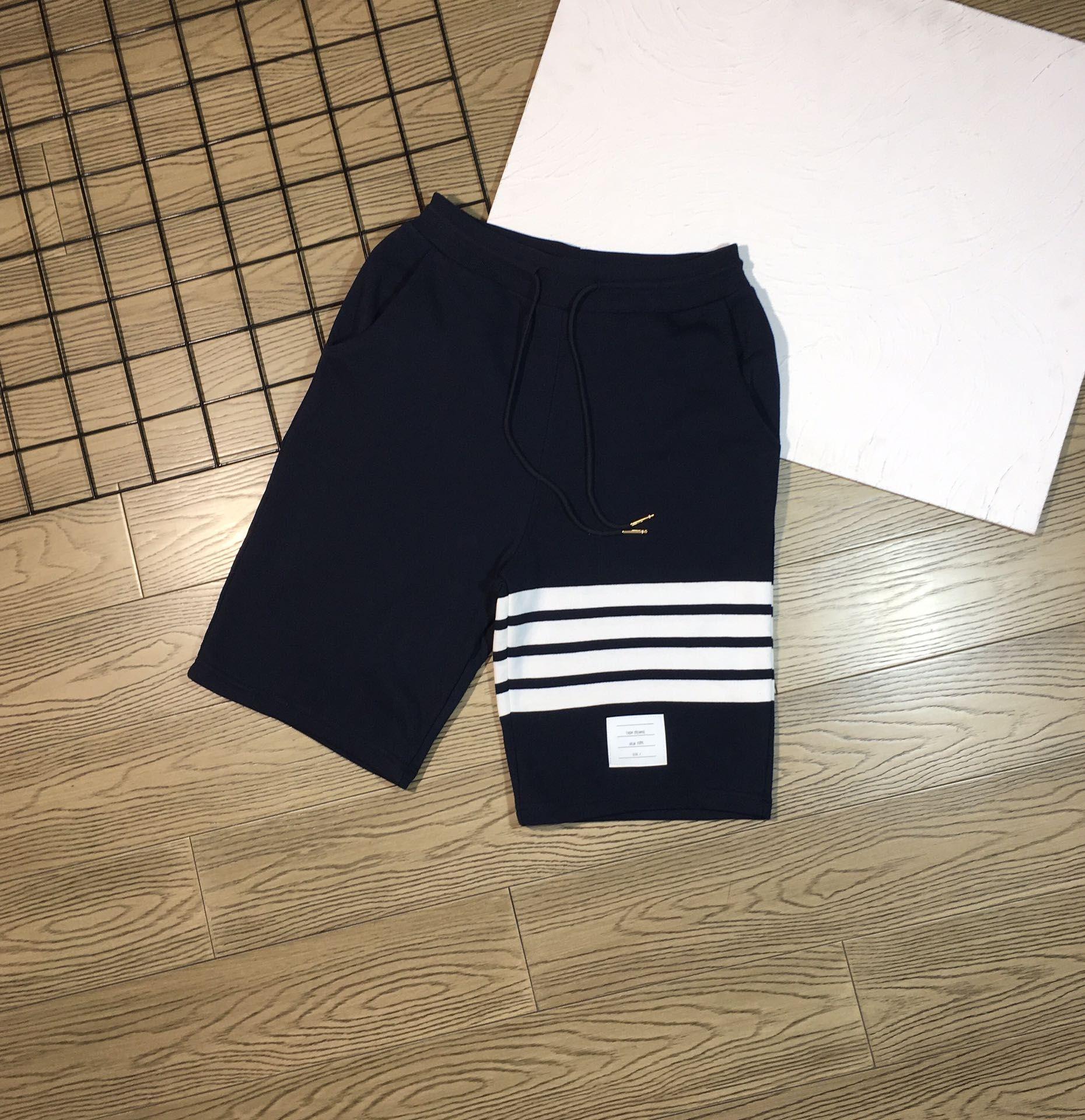 thombrowne汤姆布朗tb色织四条杠经典毛圈棉五分裤