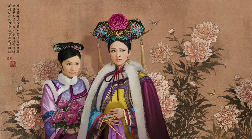  /p> p>有一位画家——陈柏言 /p> p>妙笔生花 /p> p>他笔下的甄嬛传