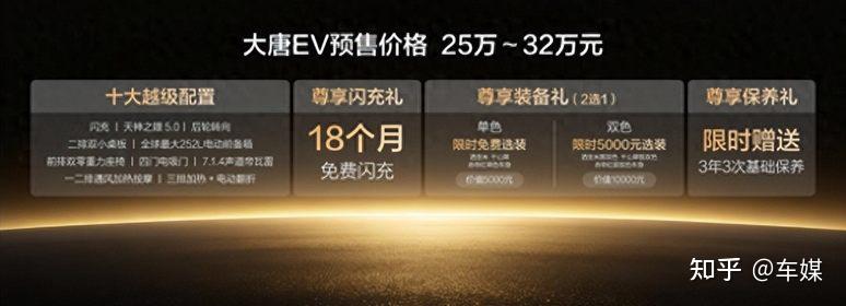 比亚迪大唐EV全球预售,以29项全球第一重塑全尺寸SUV新标杆