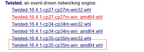 在Python3.5下安装和测试Scrapy爬网站 在Python3.5下安装和测试Scrapy爬网站