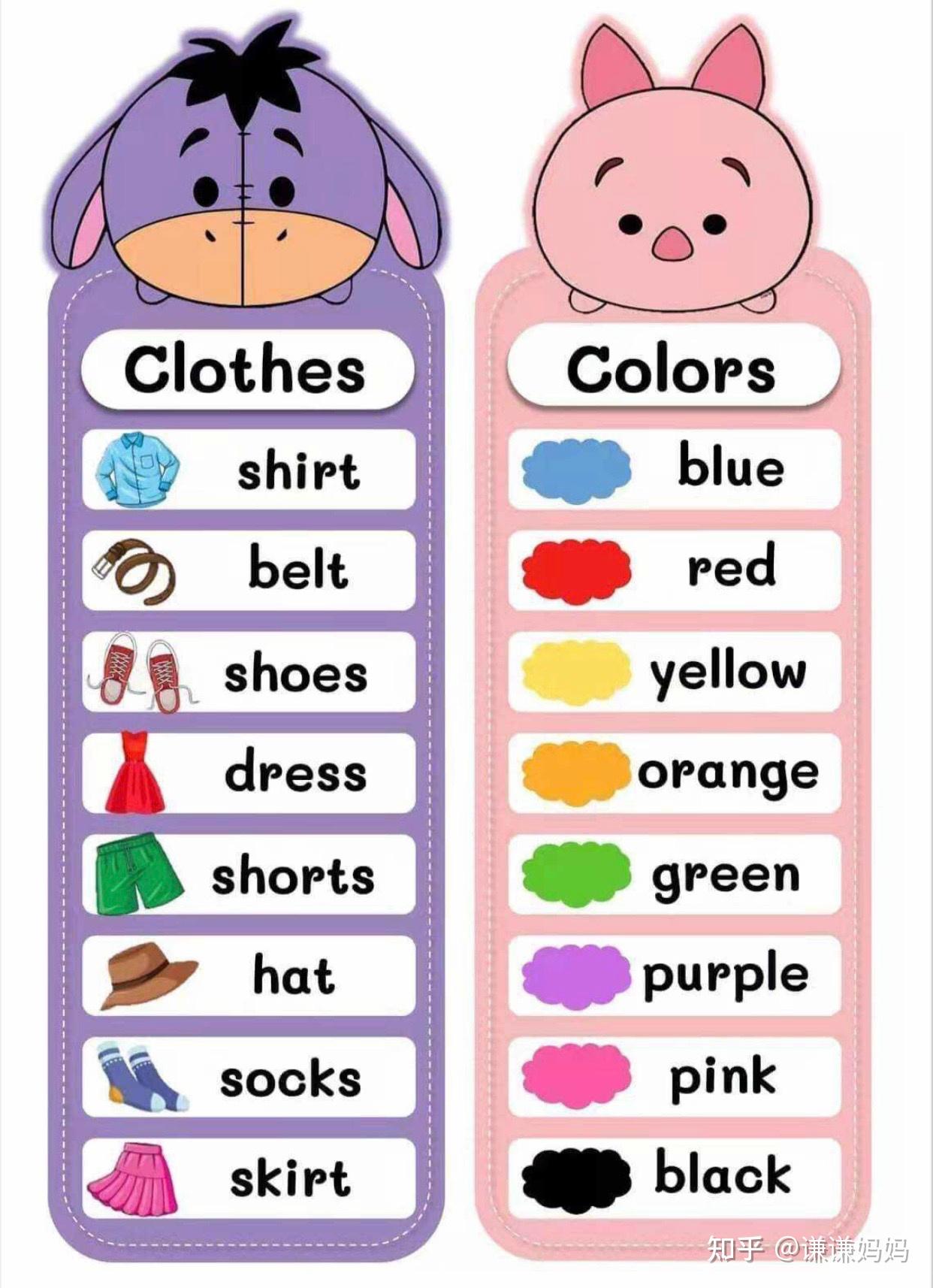 素材分享 | 给娃自制的高频单词卡片 - 知乎