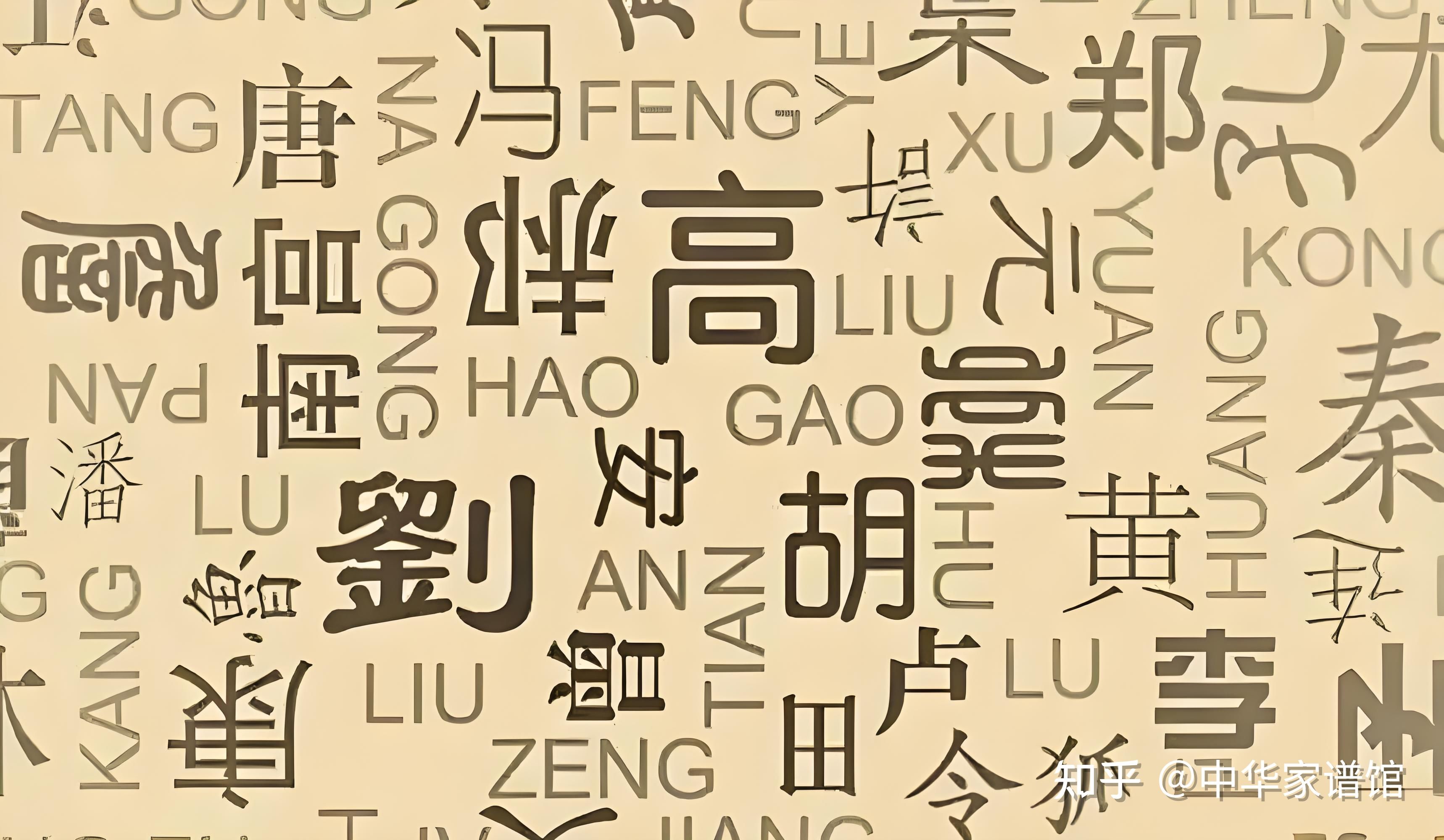 中国最稀有的十大姓氏,你听说过几个? - 知乎