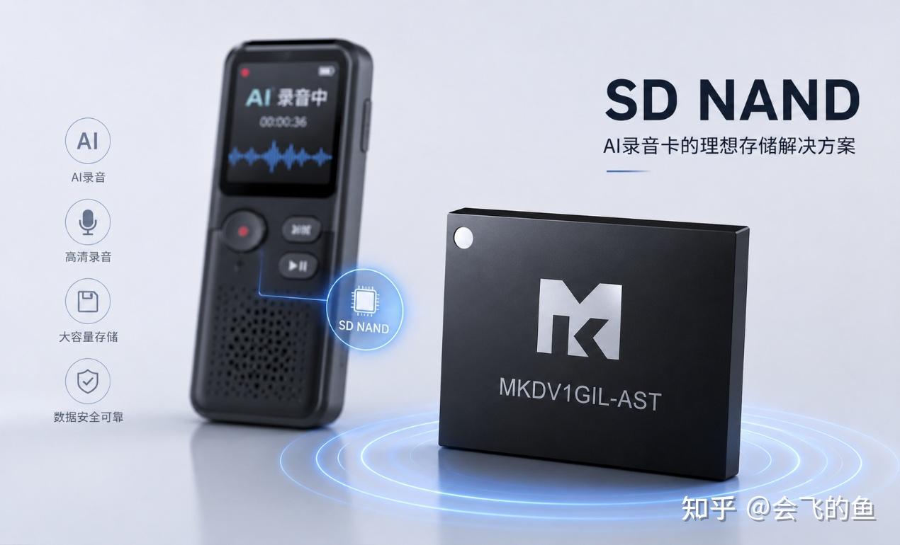 从AI录音卡到会议麦:米客方德 SD NAND正在进入哪些语音设备?