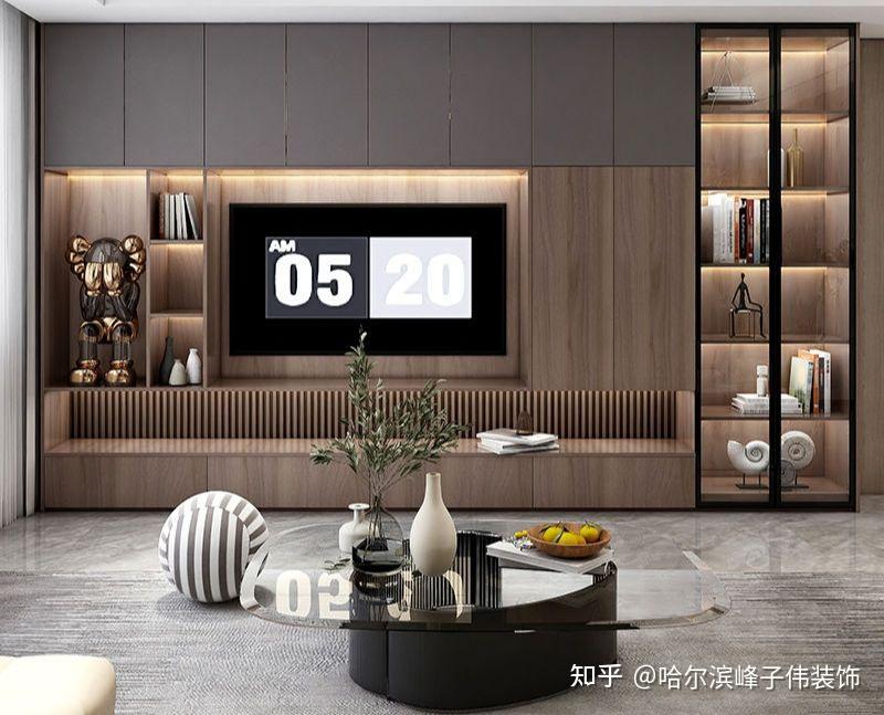满墙电视柜最新款高级感 - 知乎