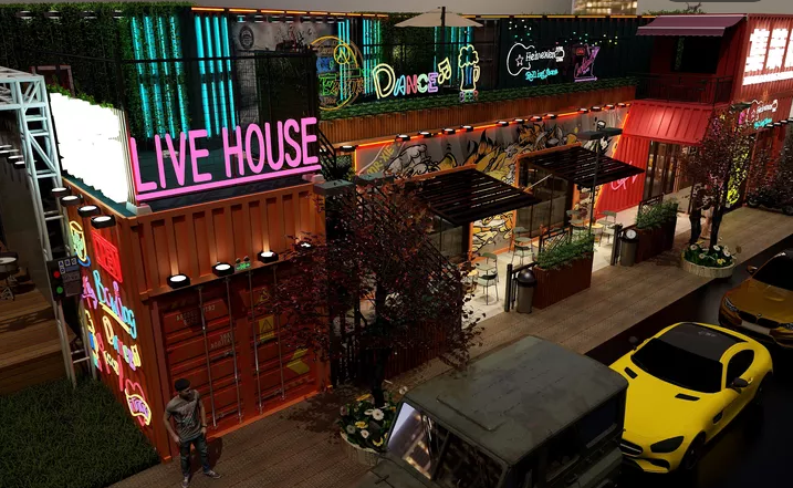 摇滚狂热爱好者的老板,把你们最爱的新裤子和同样都融进了装修!