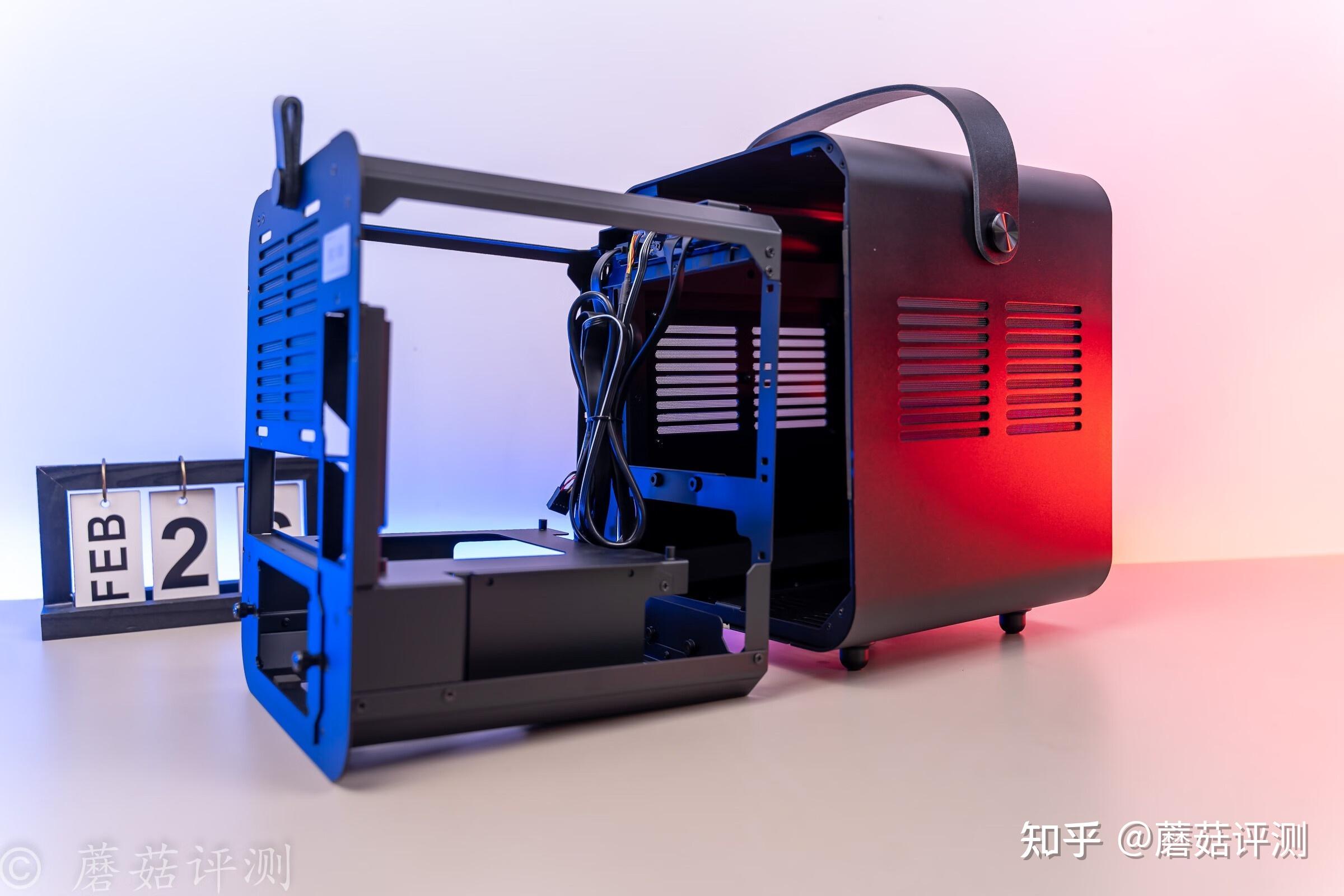 小巧精致,性能强大,乔思伯bo100手提便携式mini itx机箱 装机体验