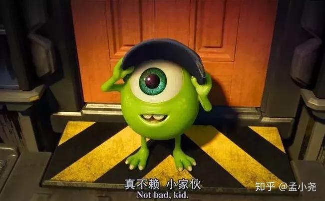 儿童时代大眼怪麦克因为一次去怪兽电力公司的经历,寻找到了自己的