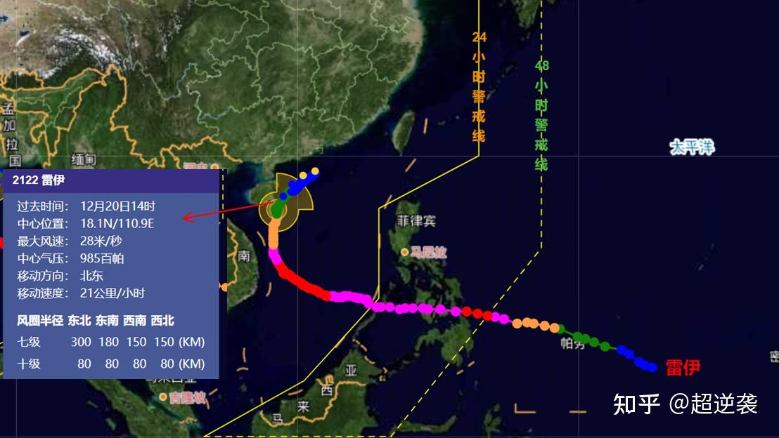 台风雷伊路径图图片