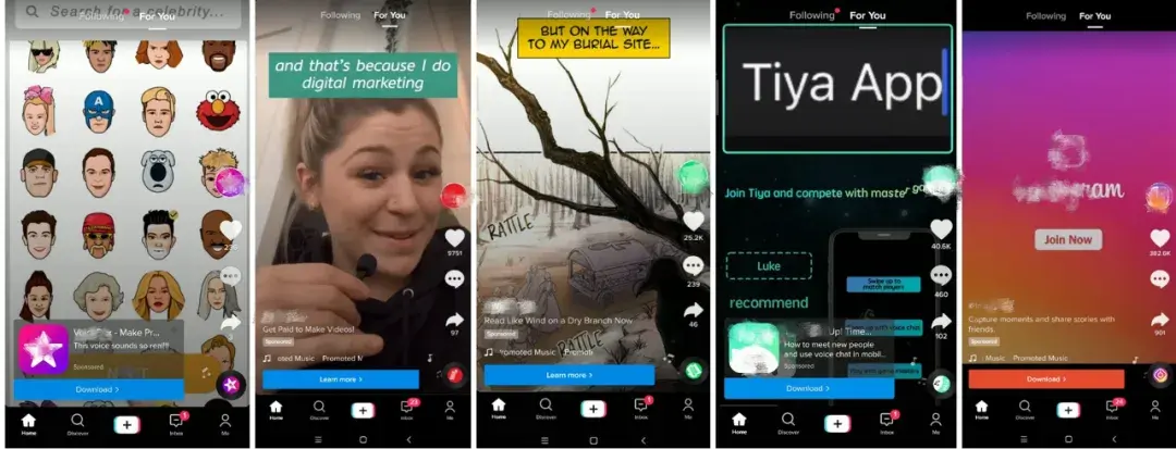 tiktok ads是tiktok這個短視頻平臺較早就有的付費