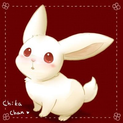 兔子小姐长着一身雪白的绒毛,她有着一双红宝石一样的眼睛,兔子小浇 