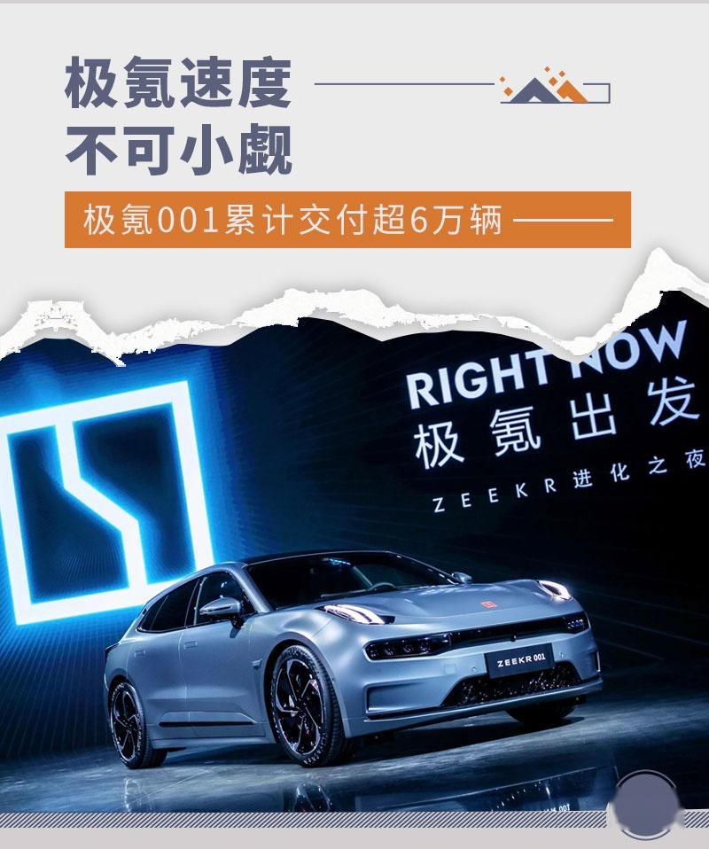 极氪速度不可小觑 极氪001累计交付超6万辆 - 知乎