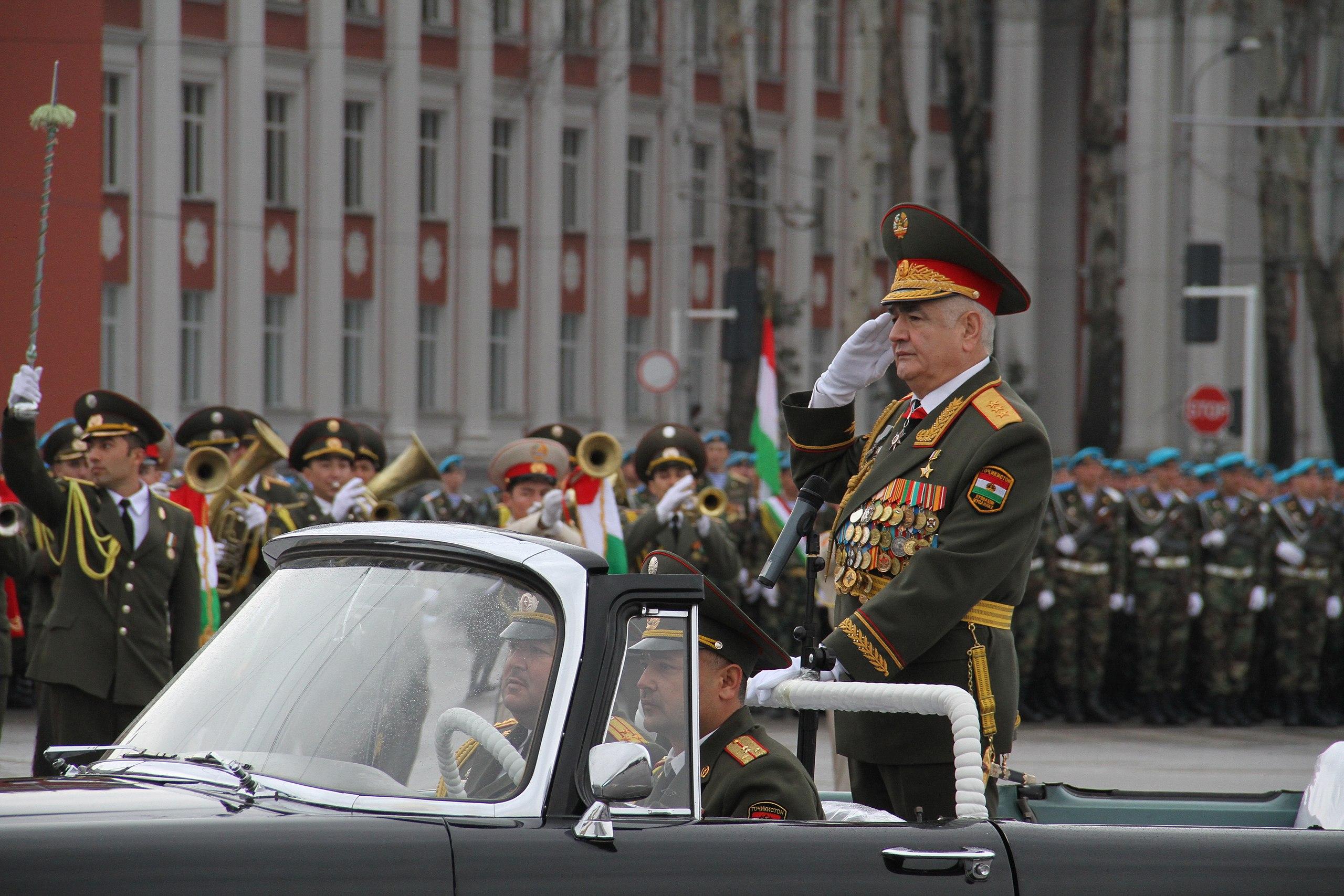 塔吉克斯坦阅兵图片