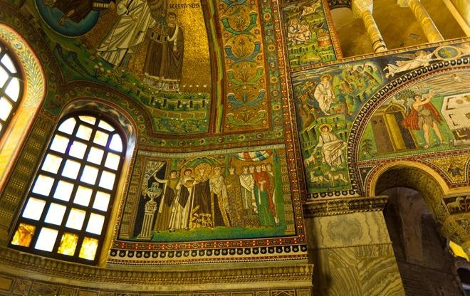 圣维塔莱教堂,约540年(查士丁尼大帝与皇后镶嵌画) - 知乎