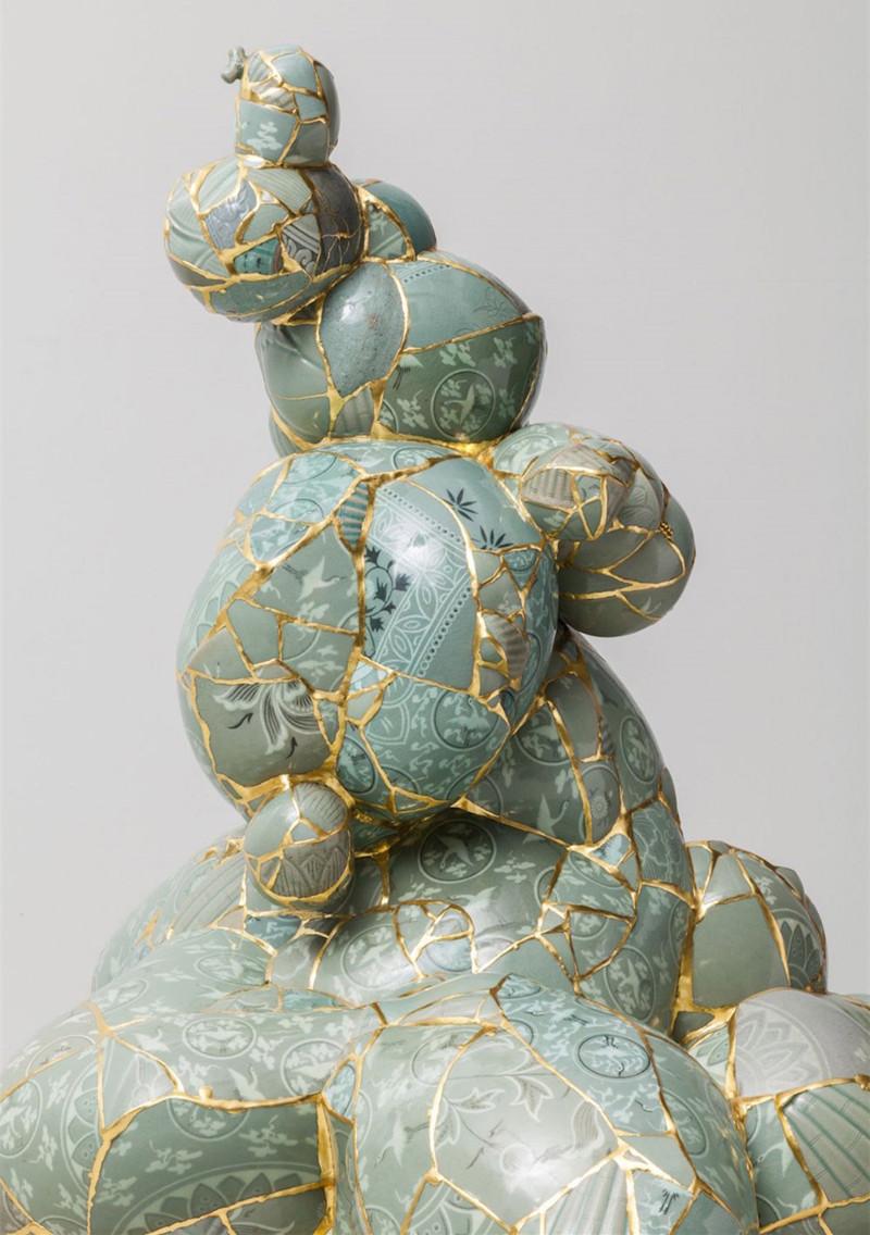 陶瓷 | 碎瓷片金缮艺术