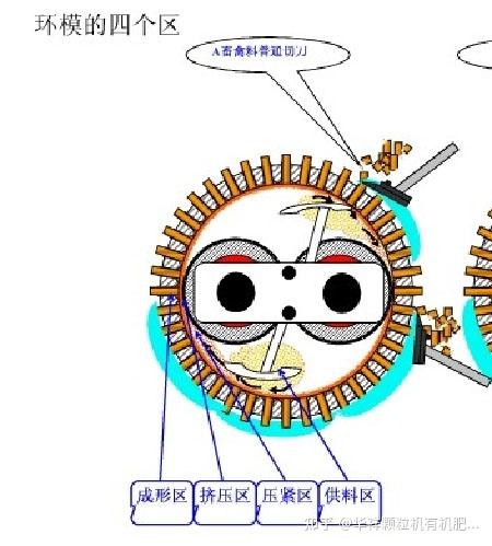 颗粒饲料机工作原理图图片