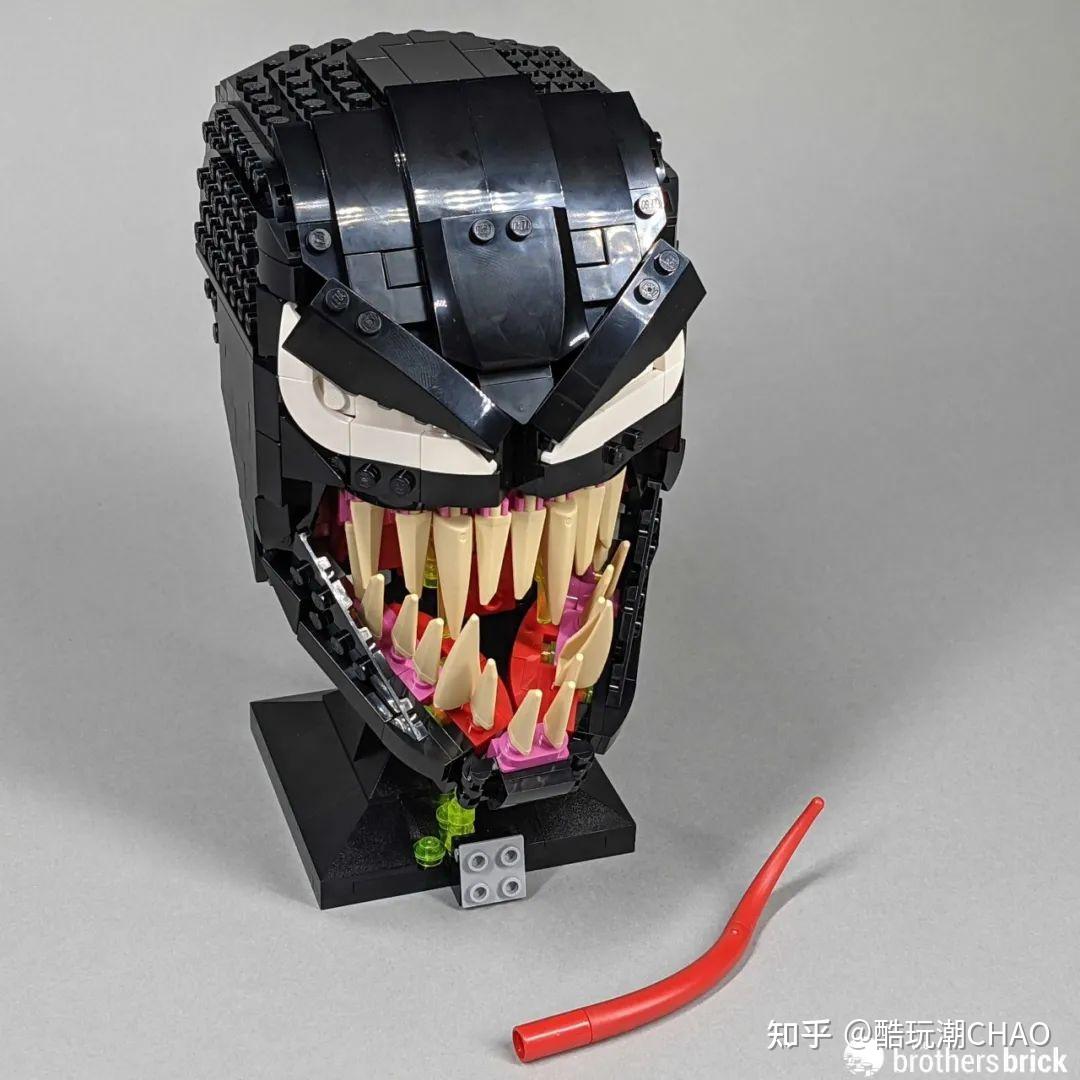 真香乐高漫威76187毒液头雕开箱测评