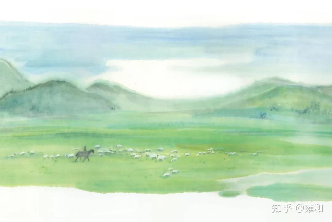 《敕勒川》《巴女谣》《灵椿》插图【陪孩子读古诗文】3它用"诗说"的