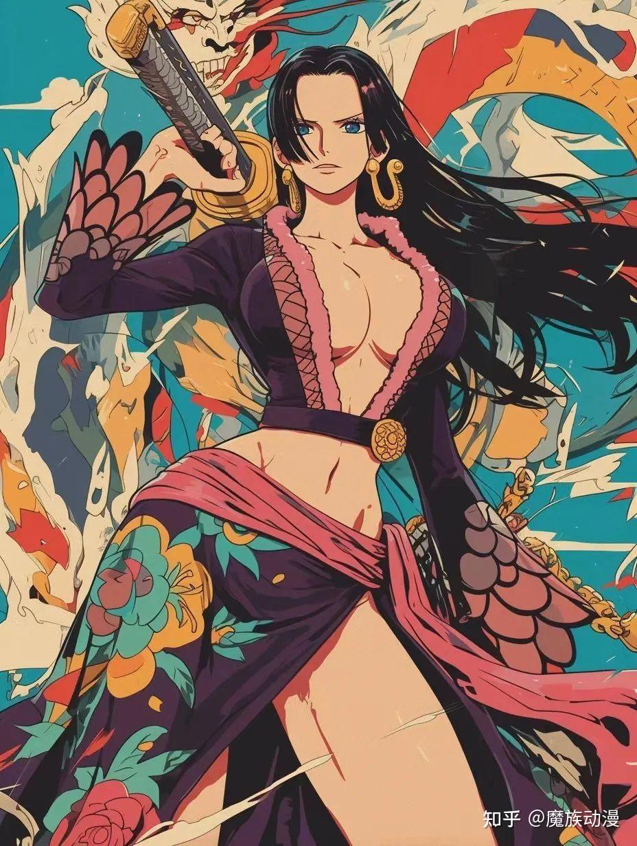 "激情燃烧的海贼王女帝壁纸:火辣御姐魅力全面释放,路飞都hold不住!