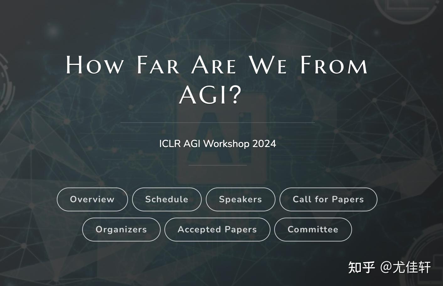 ICLR 2024 AGI 欢迎投稿&参与 知乎