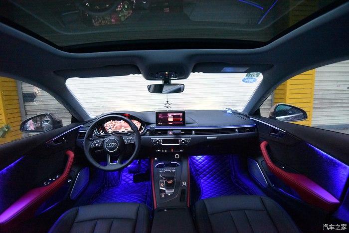 效果还行轮廓灯的细节 轮廓灯颜色和亮度是可独立调节的装氛围灯 顺便