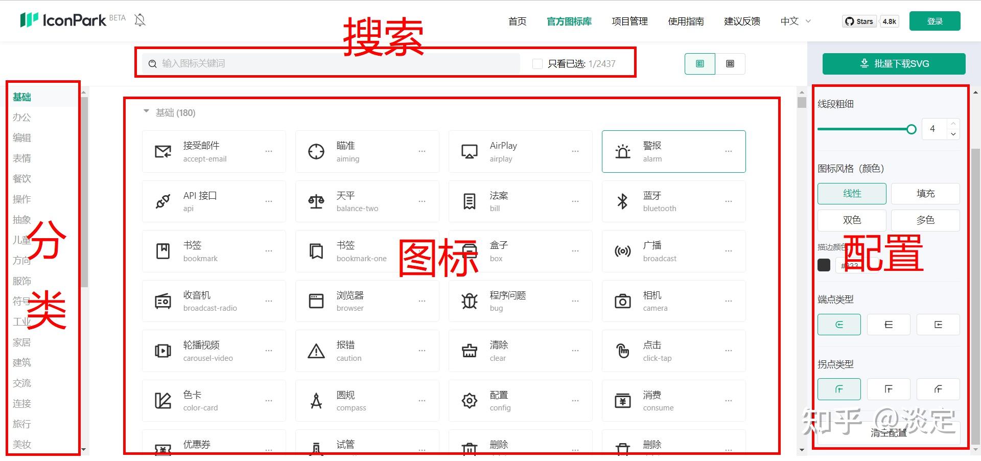 一款全面且免费的ICON网站 - 知乎