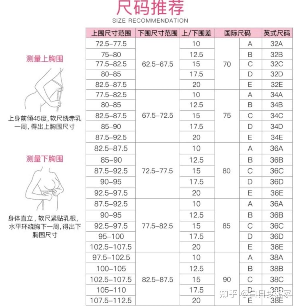 98胸围穿多大胸罩图片