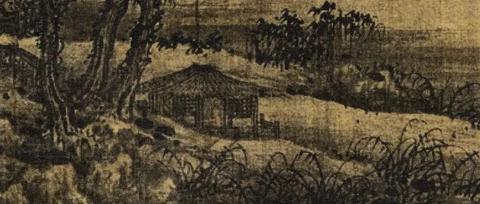 五代 · 巨然《溪山兰若图》 - 知乎