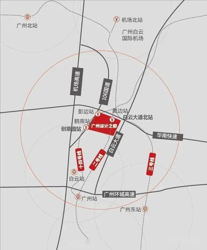 白云站地铁规划图片