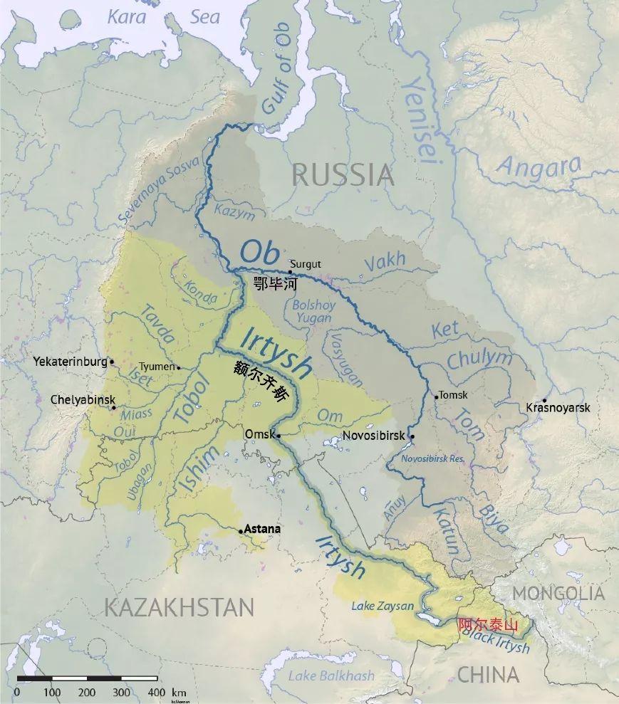 同时,阿尔泰山也是中亚两条重要河流——额尔齐斯河与鄂毕河的发源地