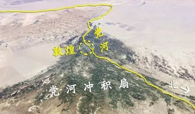 党河发源于肃北境内疏勒南山和党河南山的冰川群,其间共 338 条冰川都