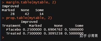 计算机语言学习24-RStudio table描述性统计，频数，频率，总和，百分比 - 知乎
