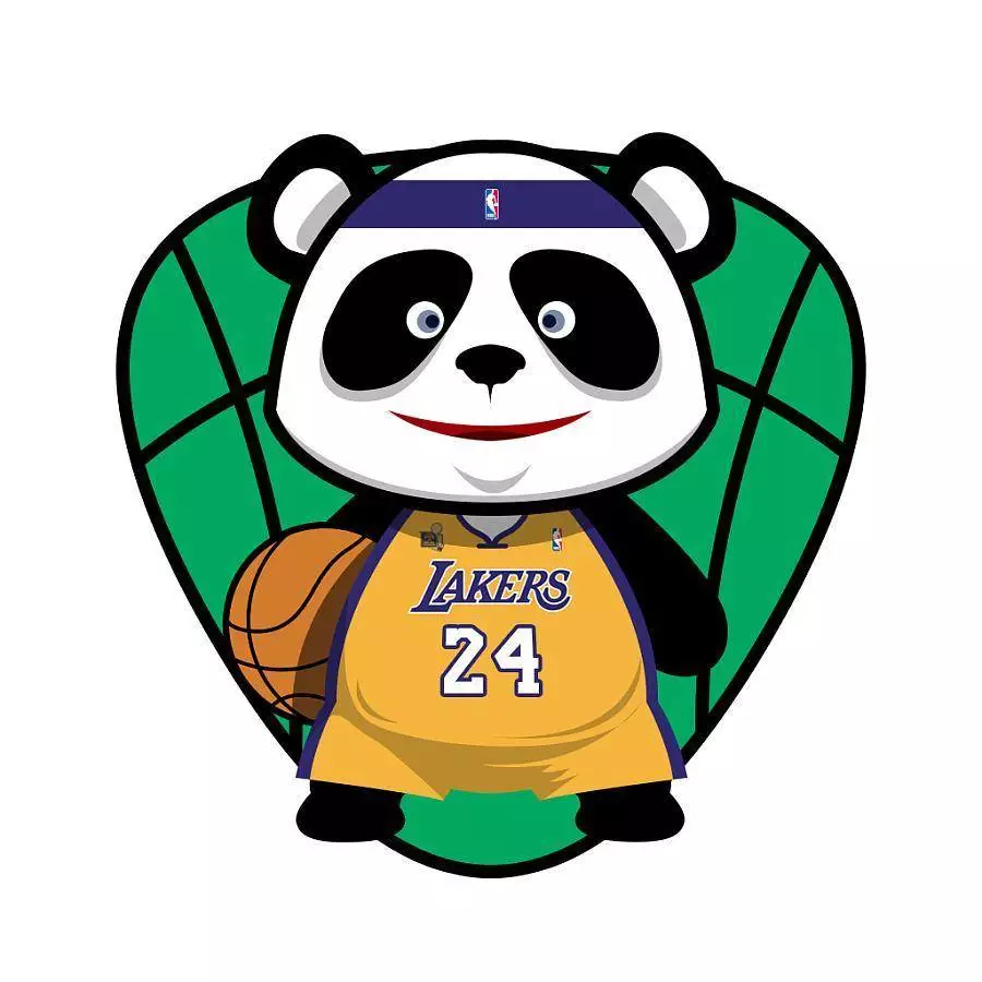 熊猫打篮球怎么画图片